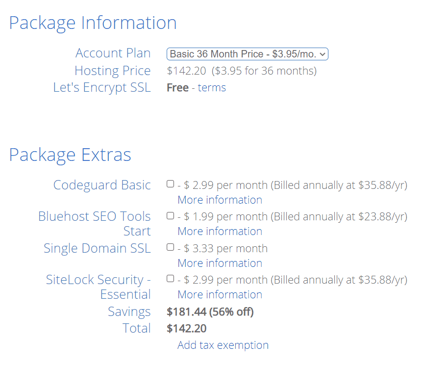 Bluehost offer 70% Off